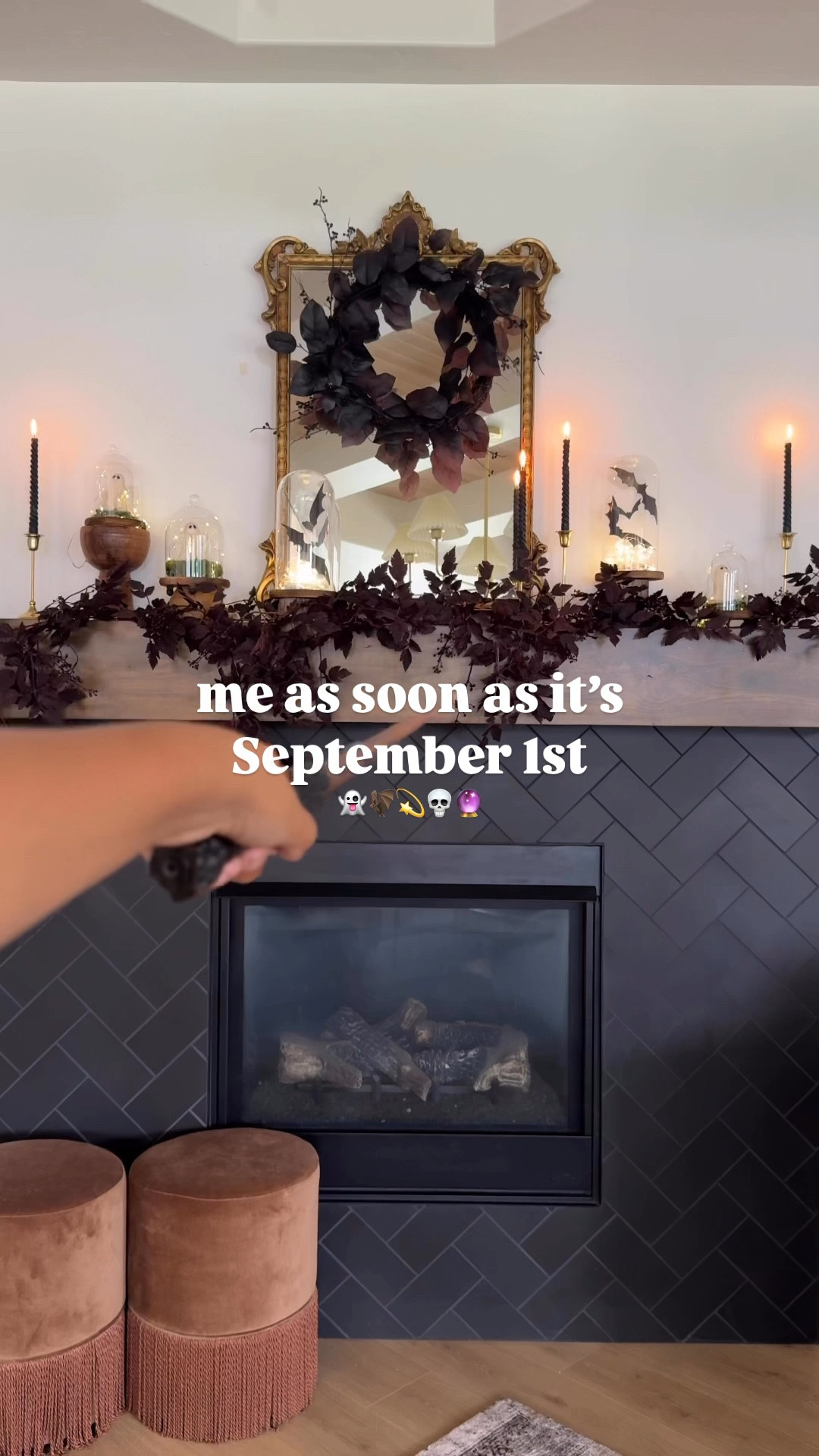 Fall + Halloween fireplace mantel! So demure 😜

#LTKSaleAlert #LTKSeasonal #LTKHome