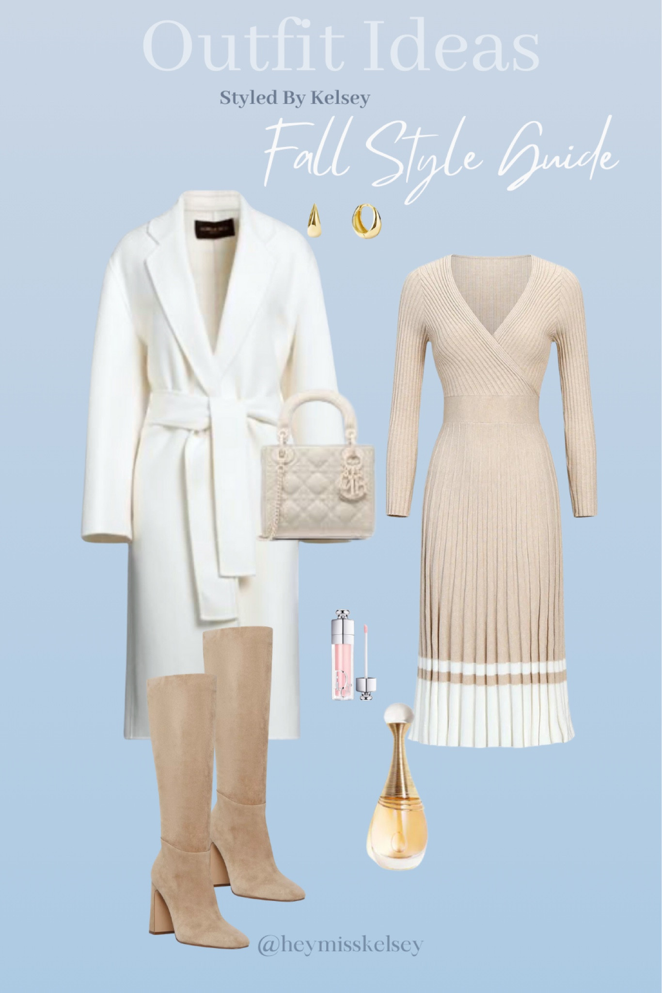 Stay stylish and snug this fall with this effortlessly cute neutral outfit. Pair a sleek sweater dress with comfy suede boots and layer it up with a long cardigan for extra warmth. Perfect for those chilly days. 

#LTKworkwear #LTKSeasonal #LTKstyletip