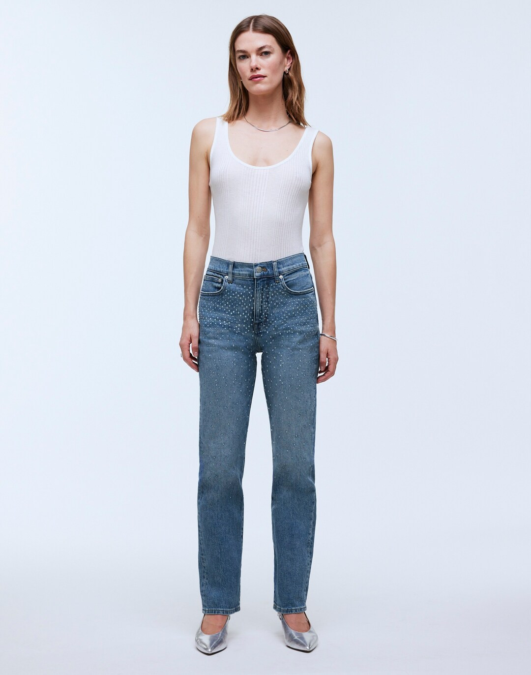 Limited-Edition Drop: The Rhinestone '90s Straight Jean | Madewell