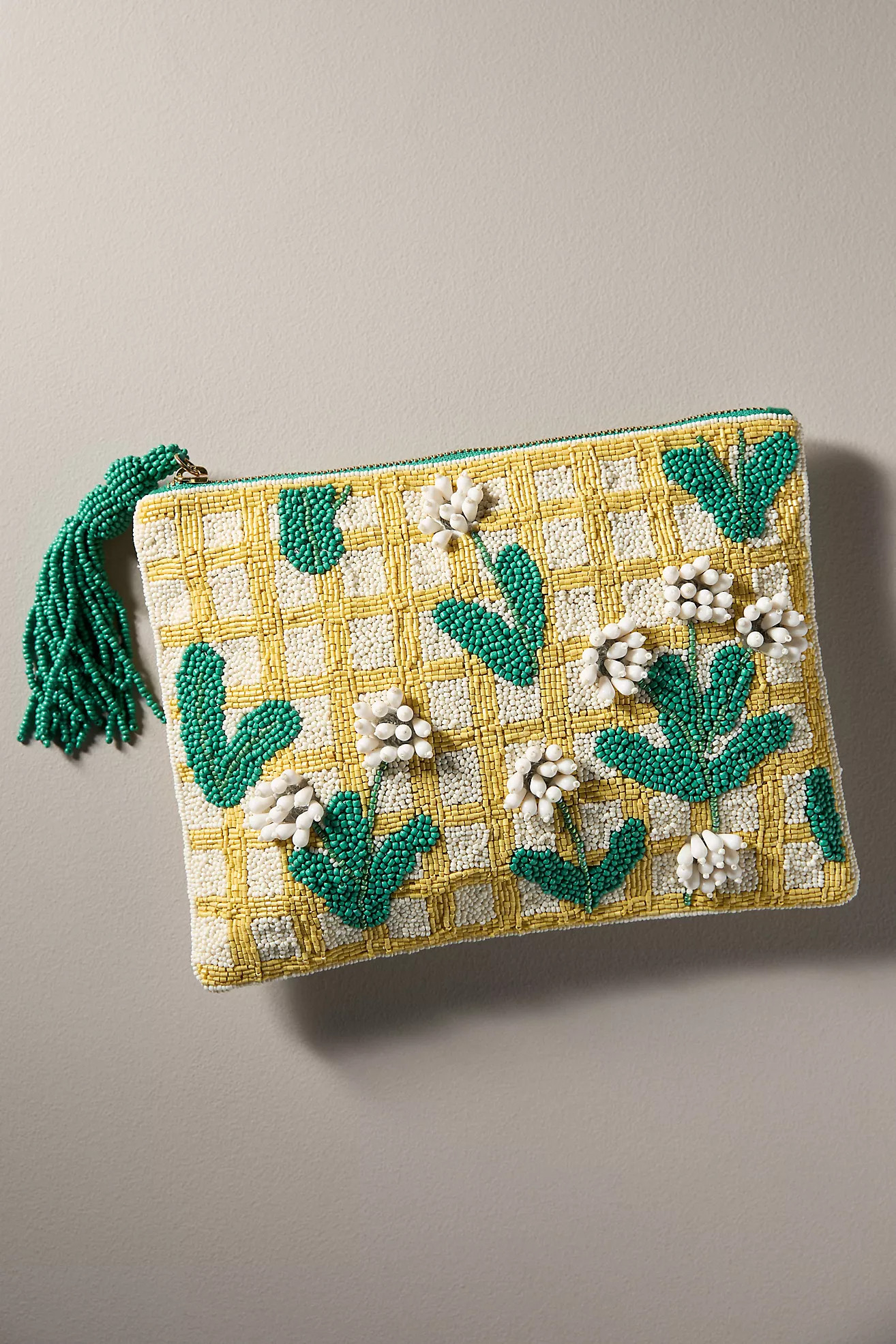 The Fiona Large Beaded Pouch | Anthropologie (US)