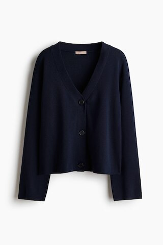 H & M - Fine-Knit Cardigan - Blue | H&M (US + CA)