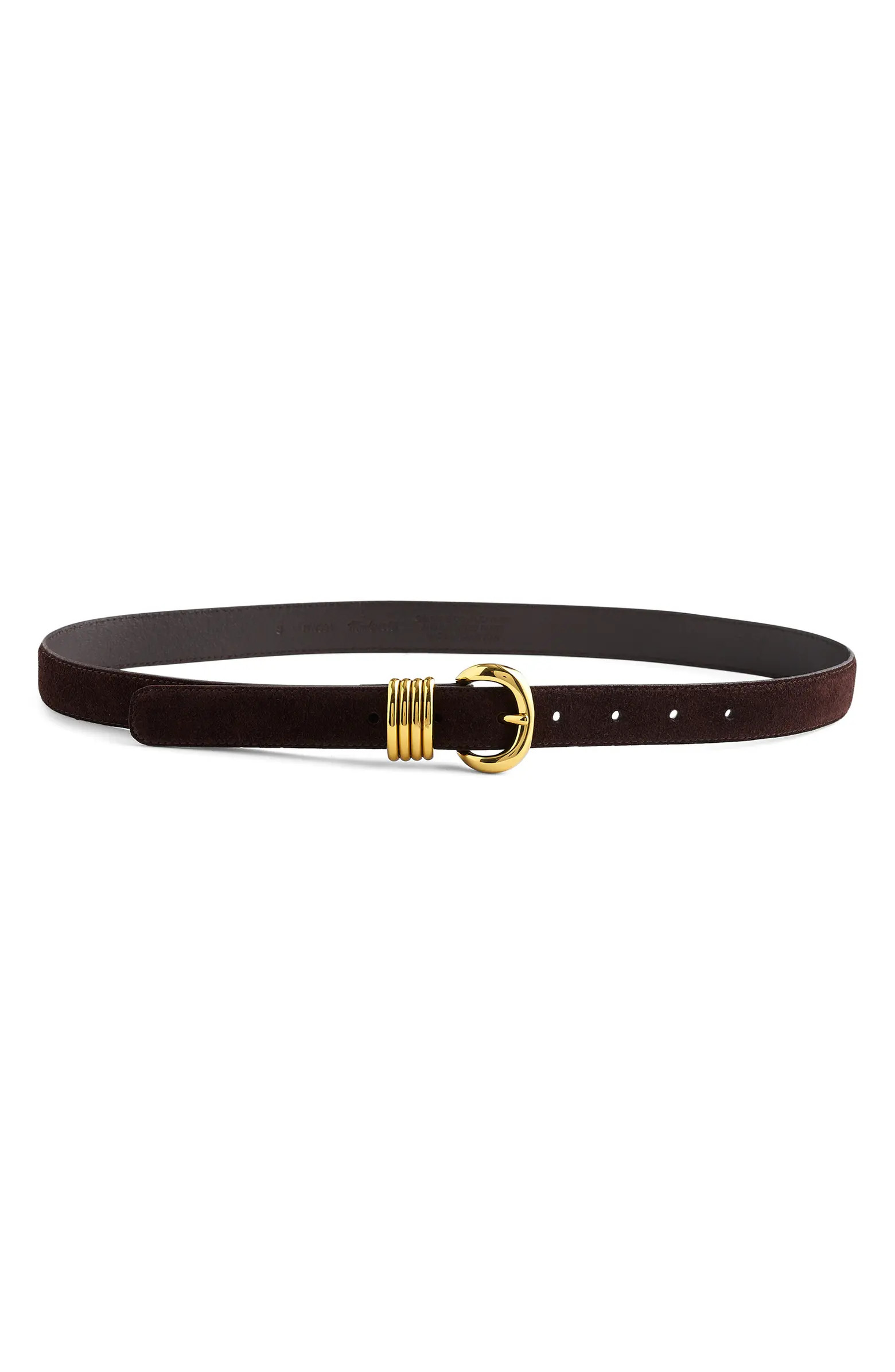 Metal Keeper Suede Belt | Nordstrom