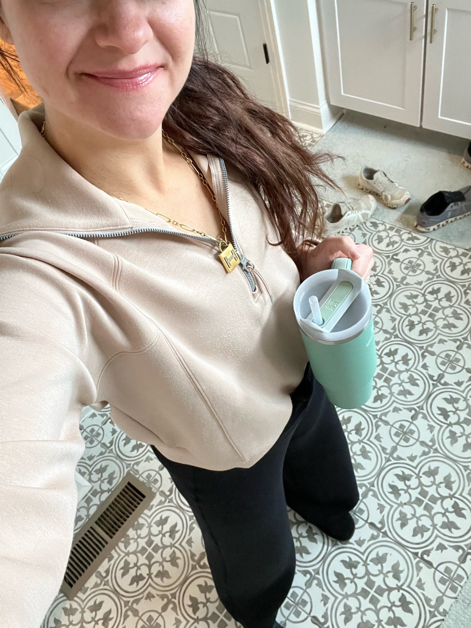 Spanx on sale + Amazon look for less of the air essentials set that has been a BEST SELLER this holiday season. Affordable gift ideas for moms! Favorite travel outfit for vacation and road trips. Some of my fave purchases of 2022. Stanley tumbler + spanx air essentials are my athleisure go to’s. Size S/ TTS #LTKfit

#LTKGiftGuide #LTKSeasonal #LTKCyberWeek