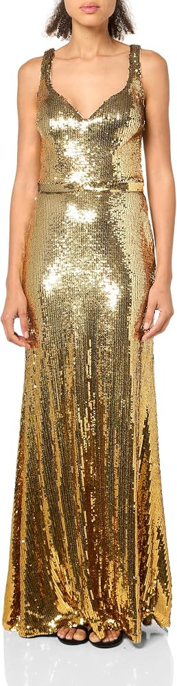 HALSTON Women's Zahra Gown in Degrade Sequin | Amazon (US)