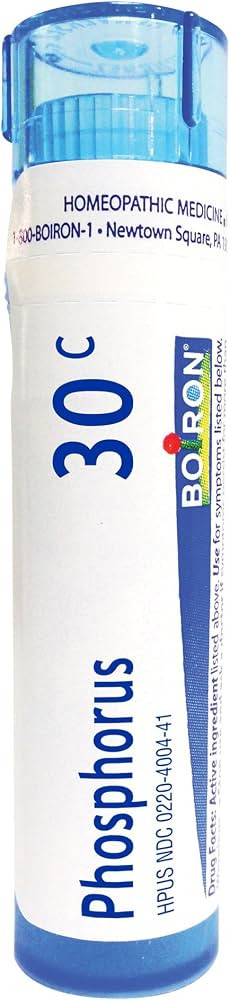 Boiron Phosphorus 30C, 80 Pellets, Homeopathic Medicine for Dizziness | Amazon (US)