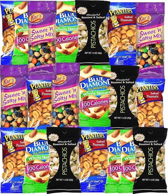 Healthy Snacks Care Package Snack Box Grab And Go Variety Pack (20 Count) - College Students Fina... | Amazon (US)