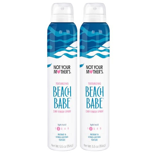 Not Your Mother's Beach Babe Texturizing Dry Finish Spray (2-Pack) - Add Instant, Buildable Texture to Dry Hair - Essentials for All Hair Types | Amazon (US)