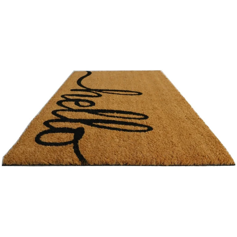Mainstays Coir Hello Doormat 18"x30" - Walmart.com | Walmart (US)