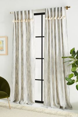 Tasseled Sadie Curtains, Set of 2 | Anthropologie (US)