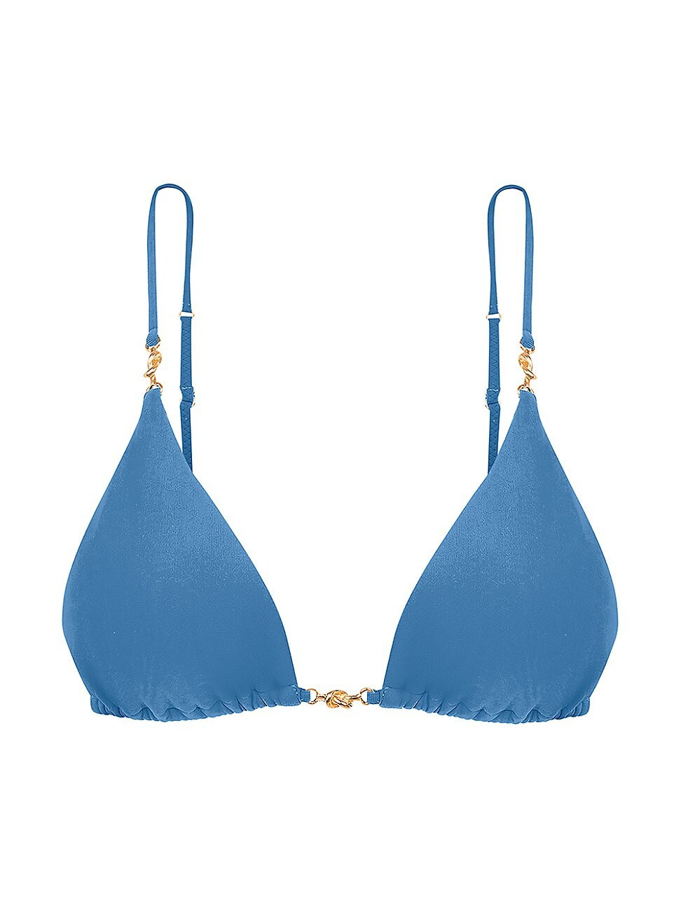 Women's Cora Triangle Bikini Top - Light Blue - Size Large | Saks Fifth Avenue