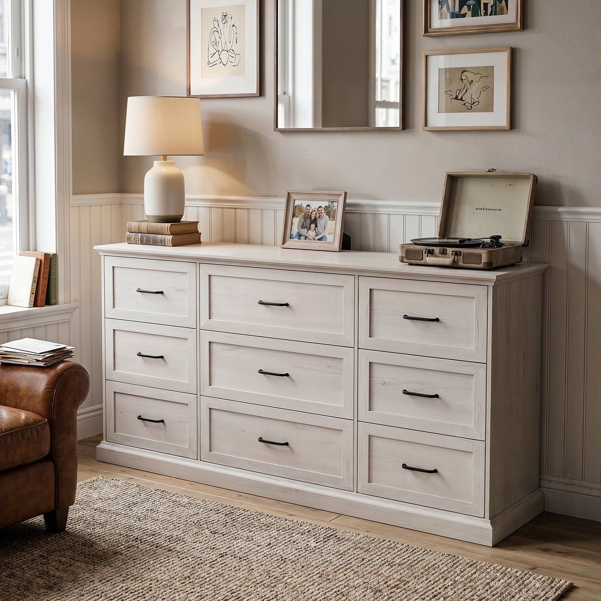 Inspired by elegant modern living, the Altona 71’’ W 9-Drawer Elegant Dresser & Chest offers a refined balance of style and storage. Its wide silhouette and clean design make it a sophisticated anchor piece for any bedroom, while nine spacious drawers keep everything beautifully organized. ON SALE and under $400.

Keywords:

* 9 drawer dresser
* wide dresser
* elegant dresser
* bedroom storage furniture
* modern dresser
* storage chest
* large bedroom dresser
* minimalist dresser
* home organization furniture
* contemporary bedroom furniture
* closet alternative
* sleek storage cabinet
* furniture for bedroom storage
* wide storage dresser
* interior design furniture
* functional dresser
* elegant bedroom décor
* modern home storage
* organized bedroom furniture

#LTKSaleAlert #LTKHome #LTKSeasonal