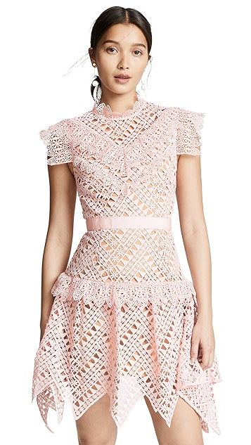 Abstract Triangle Lace Dress | Shopbop