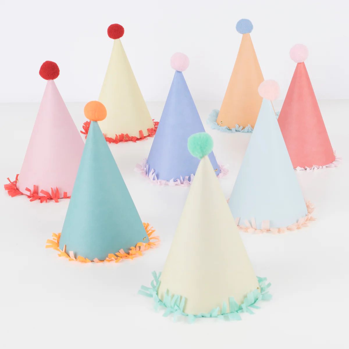 Large Party Hats (x 8) | Meri Meri