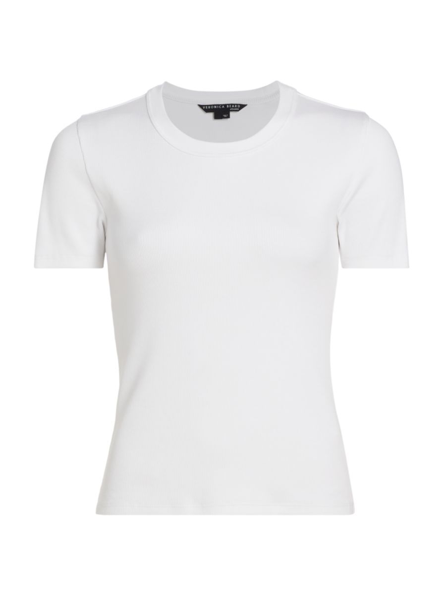 Pruitt Ribbed Cotton-Blend T-Shirt | Saks Fifth Avenue