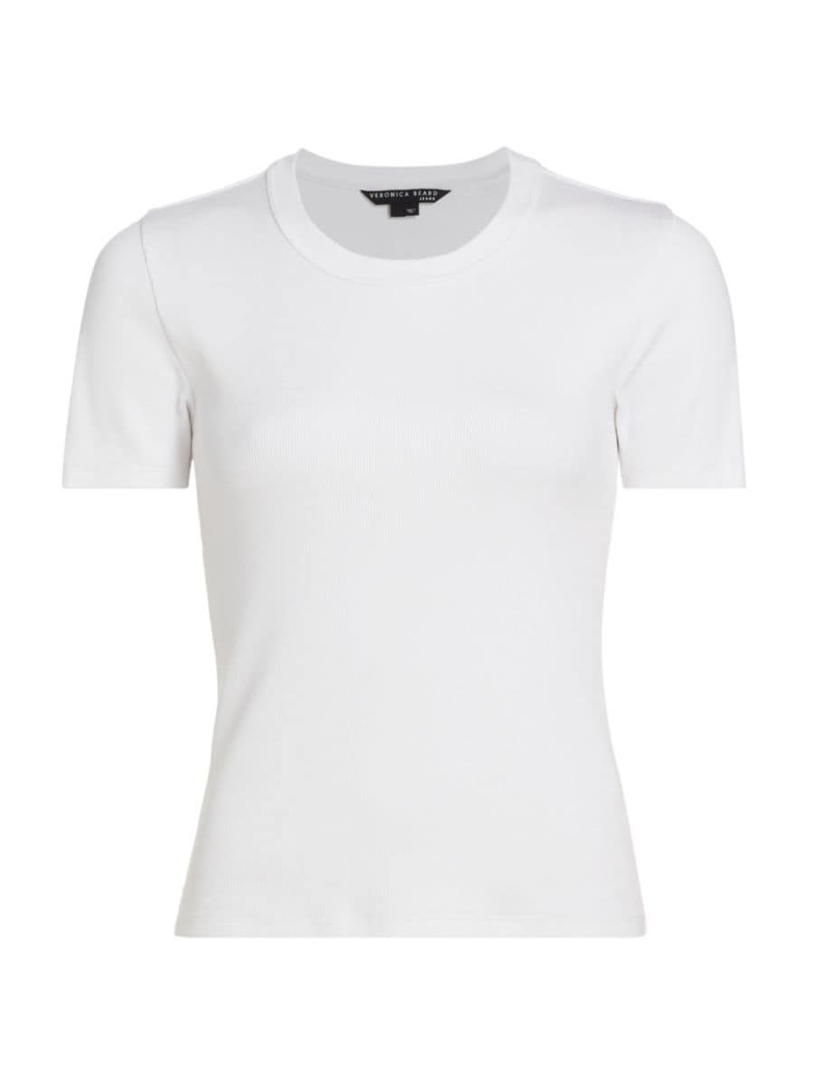 Pruitt Ribbed Cotton-Blend T-Shirt | Saks Fifth Avenue