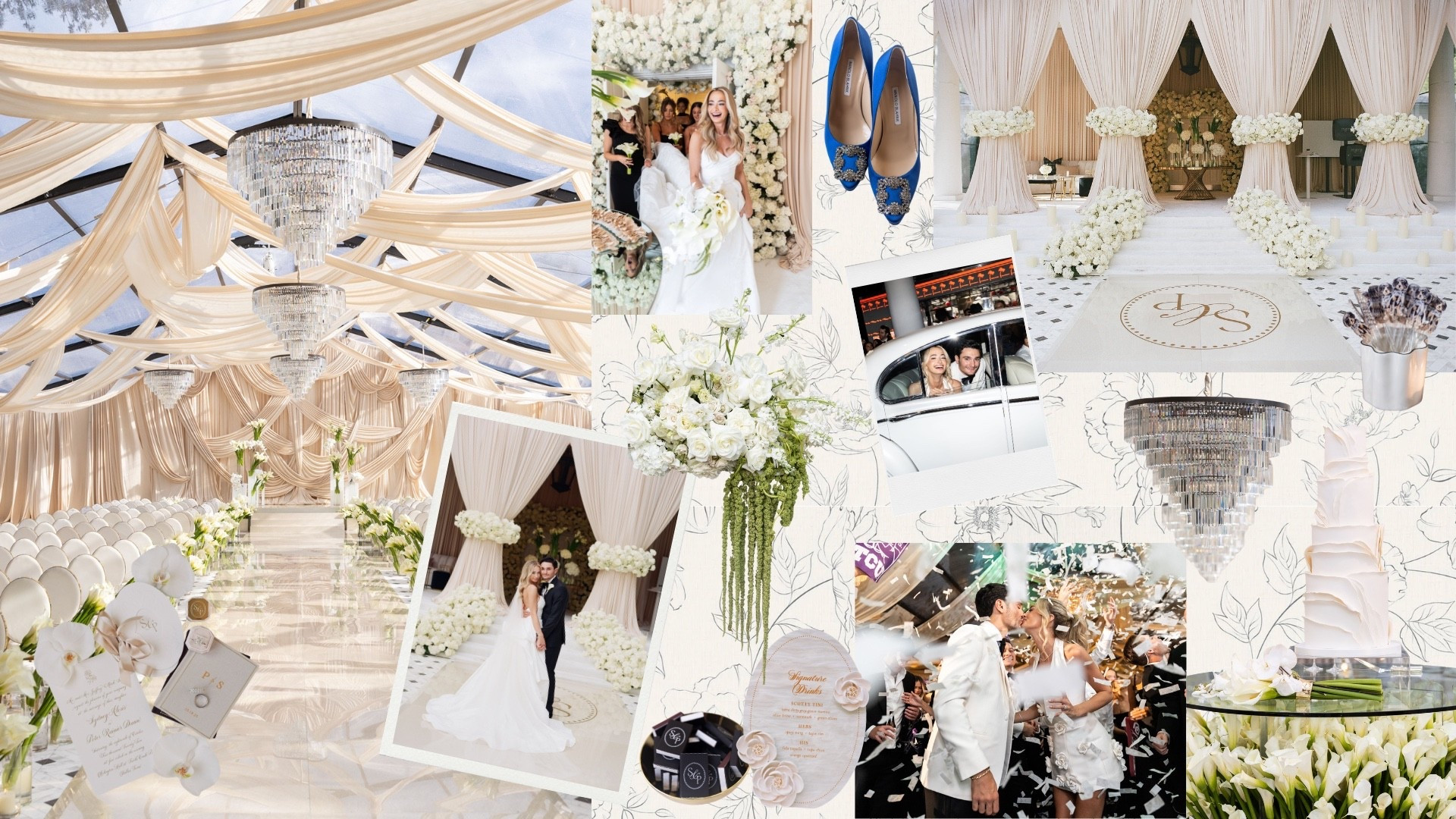 A wedding look book inspired by the Pantone color of the year 🤍☁️

#LTKWedding