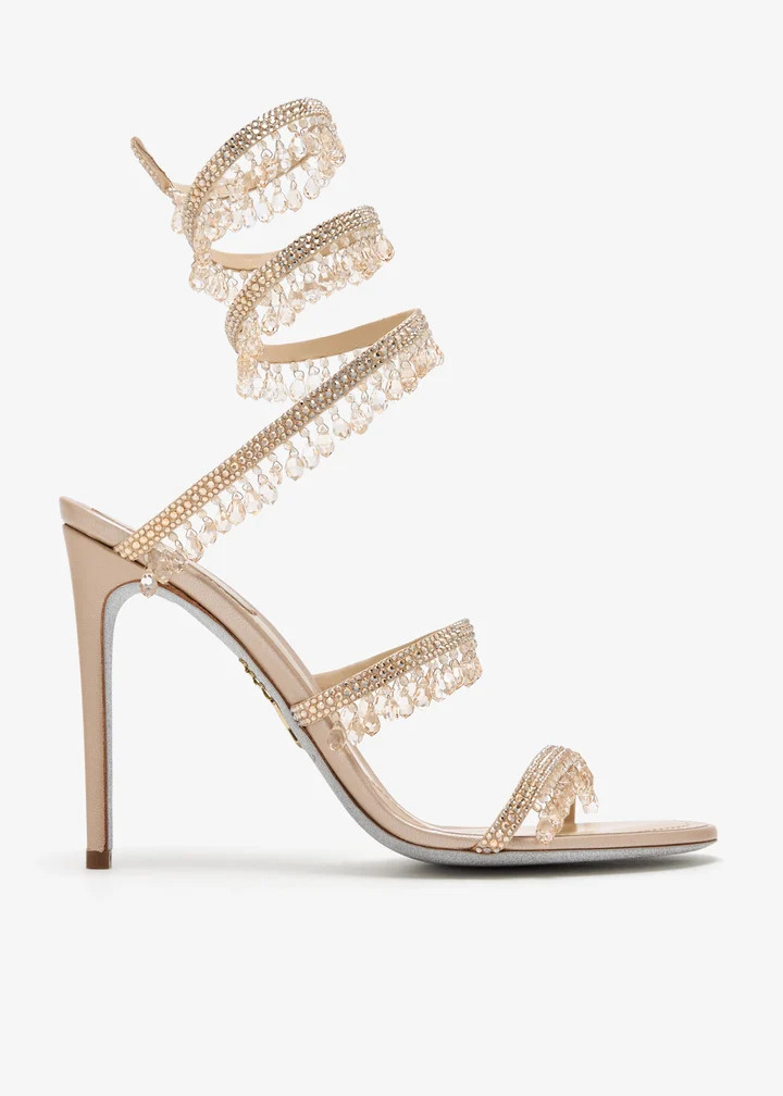 Chandelier crystal sandals | Level Shoes Global