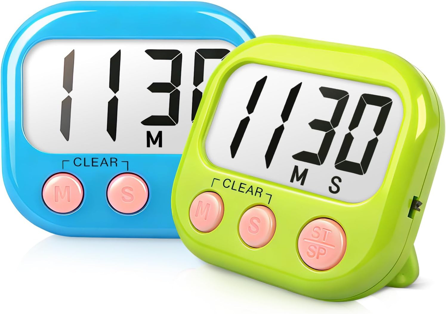 Classroom Timers for Teachers Kids Large Magnetic Digital Timer Teacher Supplies 2 Pack-Blue Gree... | Amazon (US)