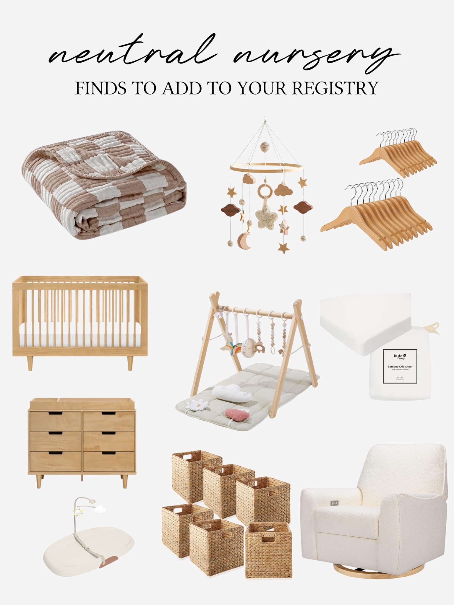 Neutral nursery finds for the neutral mama

#LTKHome #LTKFamily #LTKBaby