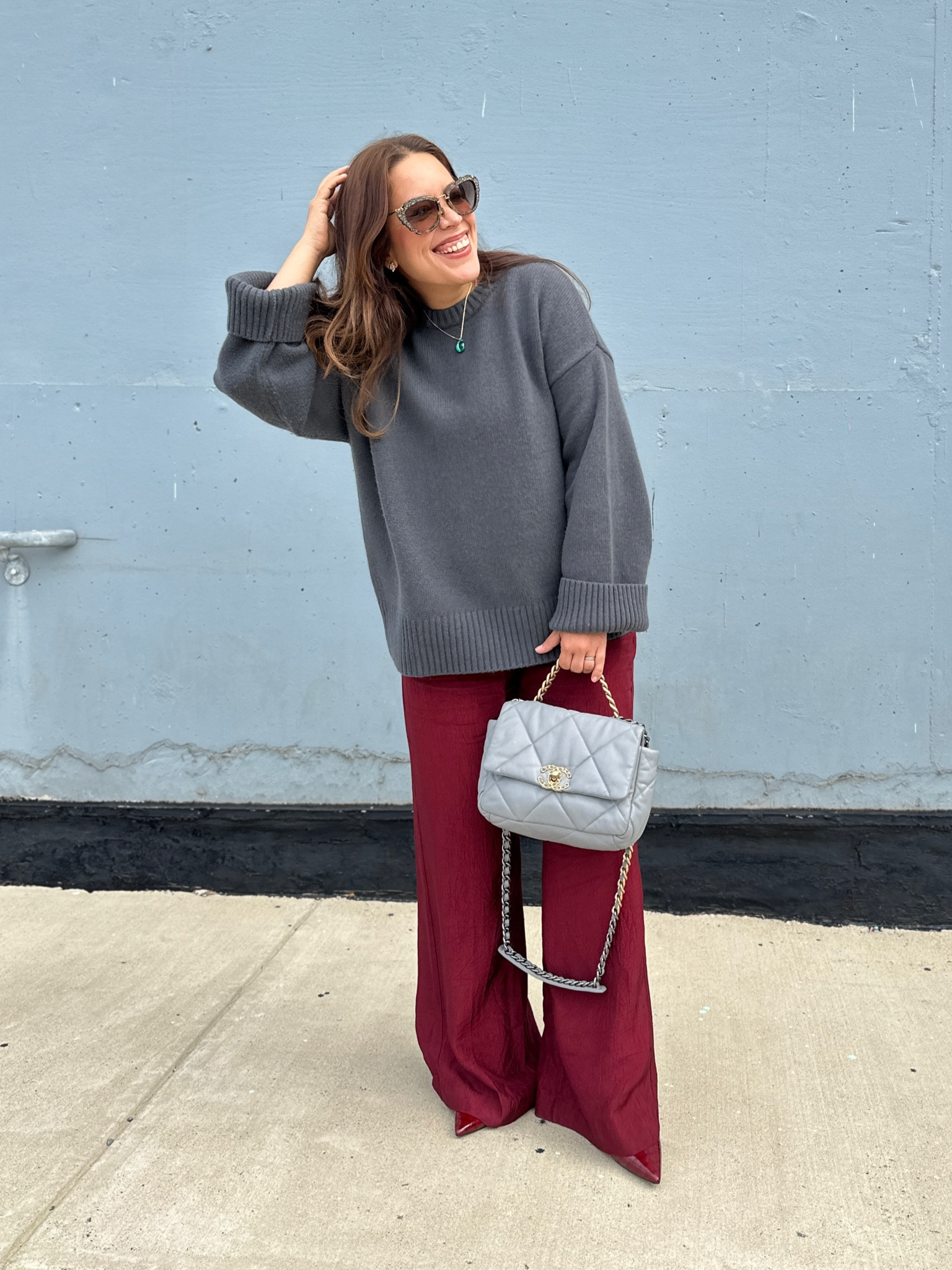 My sweater is HM premium and sold out but linked similar

#LTKSeasonal #LTKHoliday #LTKMidsize
