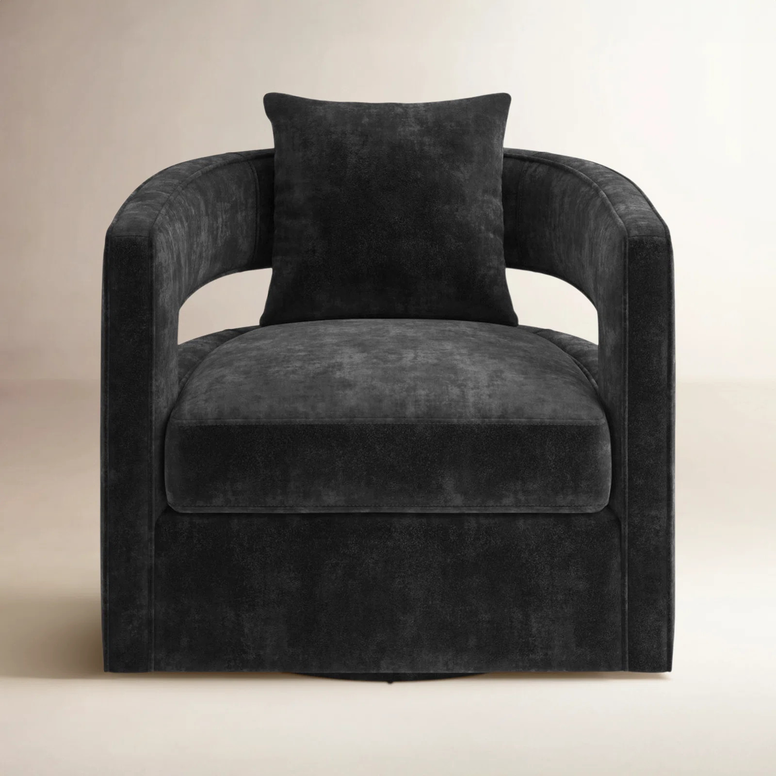 Jolia 76.2Cm Wide Velvet Swivel Barrel Chair | Wayfair North America