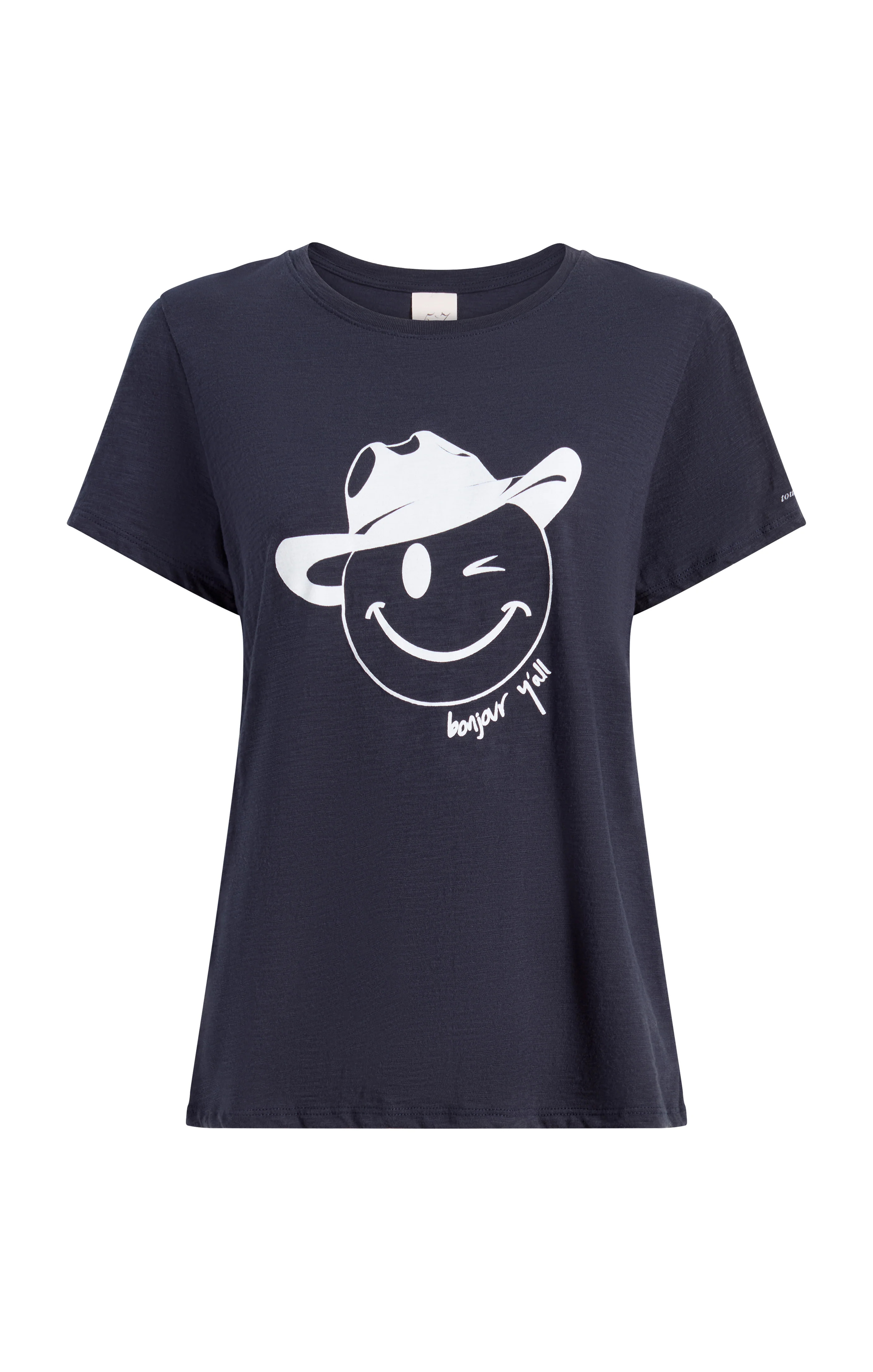 Bonjour Y'all Smiley Tee | Cinq à Sept