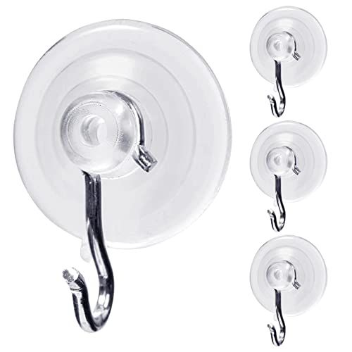 Suction Cup Hooks Wall Hooks for Hanging All Purpose Hook Wall Hangers Without Nails Heavy Duty Wall | Amazon (US)