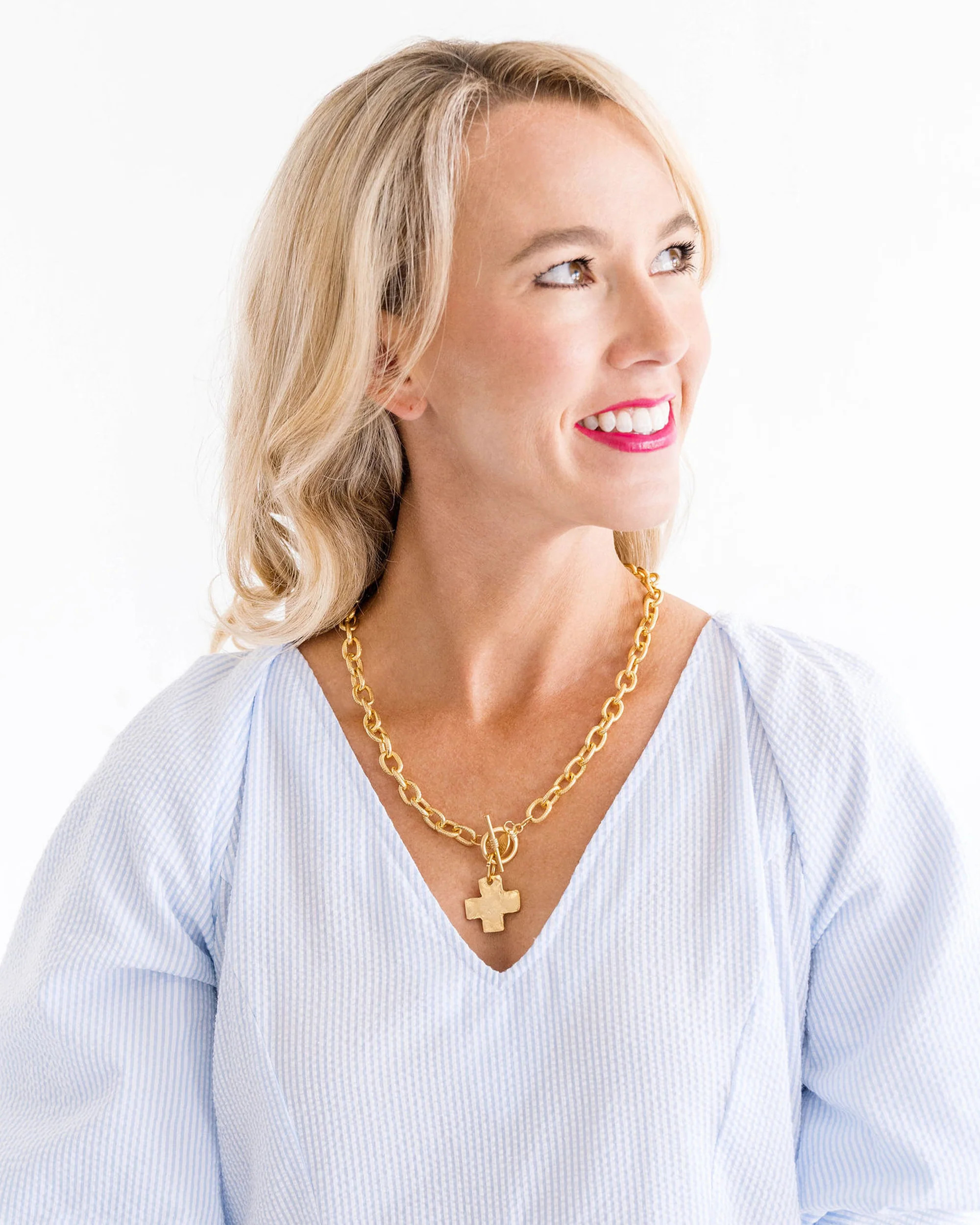 Cross Toggle Necklace | Susan Shaw