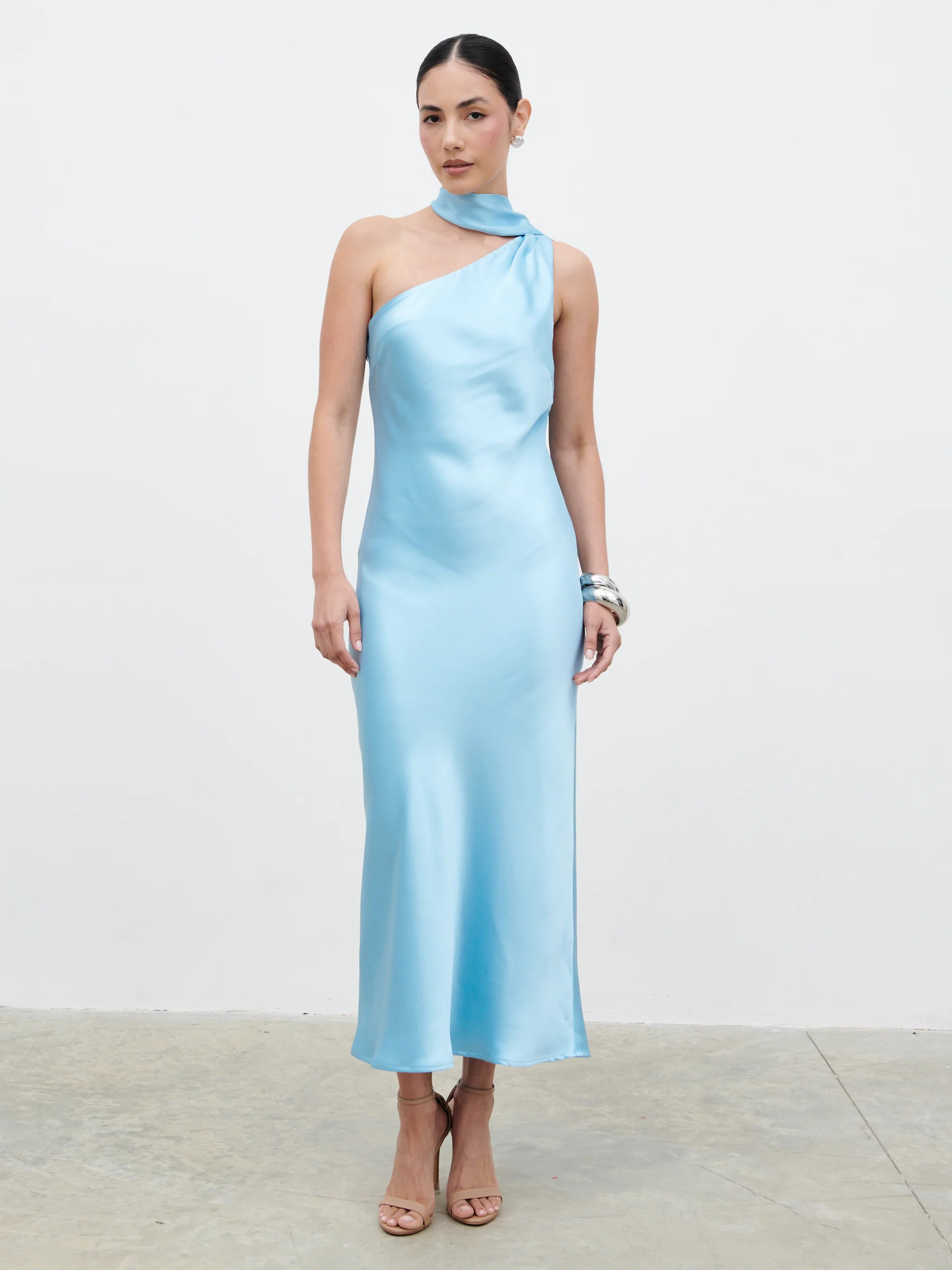 Sheree Scarf Midaxi Dress | Pretty Lavish (UK)