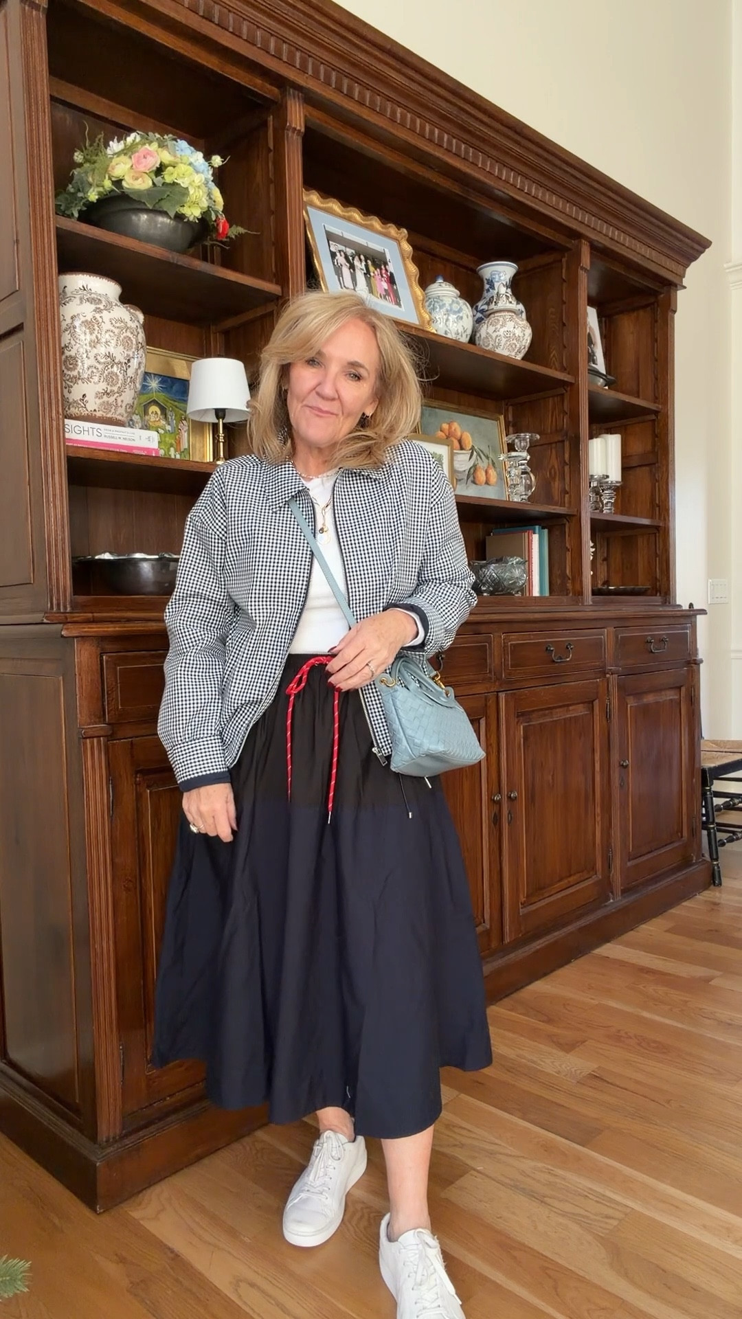 Walmart new arrivals size large except the Walmart jeans. I sized down to a 6 
Ecru jeans are spanx size up 2 sizes! They run small! 
Ecco sneakers great for travel touting walking! Cutest Amazon bag! 

Red sweater Walmart 

#LTKOver40 #LTKPetite #LTKHoliday #LTKOver40 #LTKFindsUnder50 #LTKSeasonal