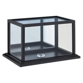 Black Football Display Case With Mirrored Back by Studio Décor® | Michaels | Michaels Stores