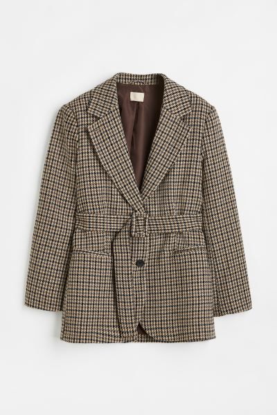 Oversized belted jacket | H&M (UK, MY, IN, SG, PH, TW, HK)