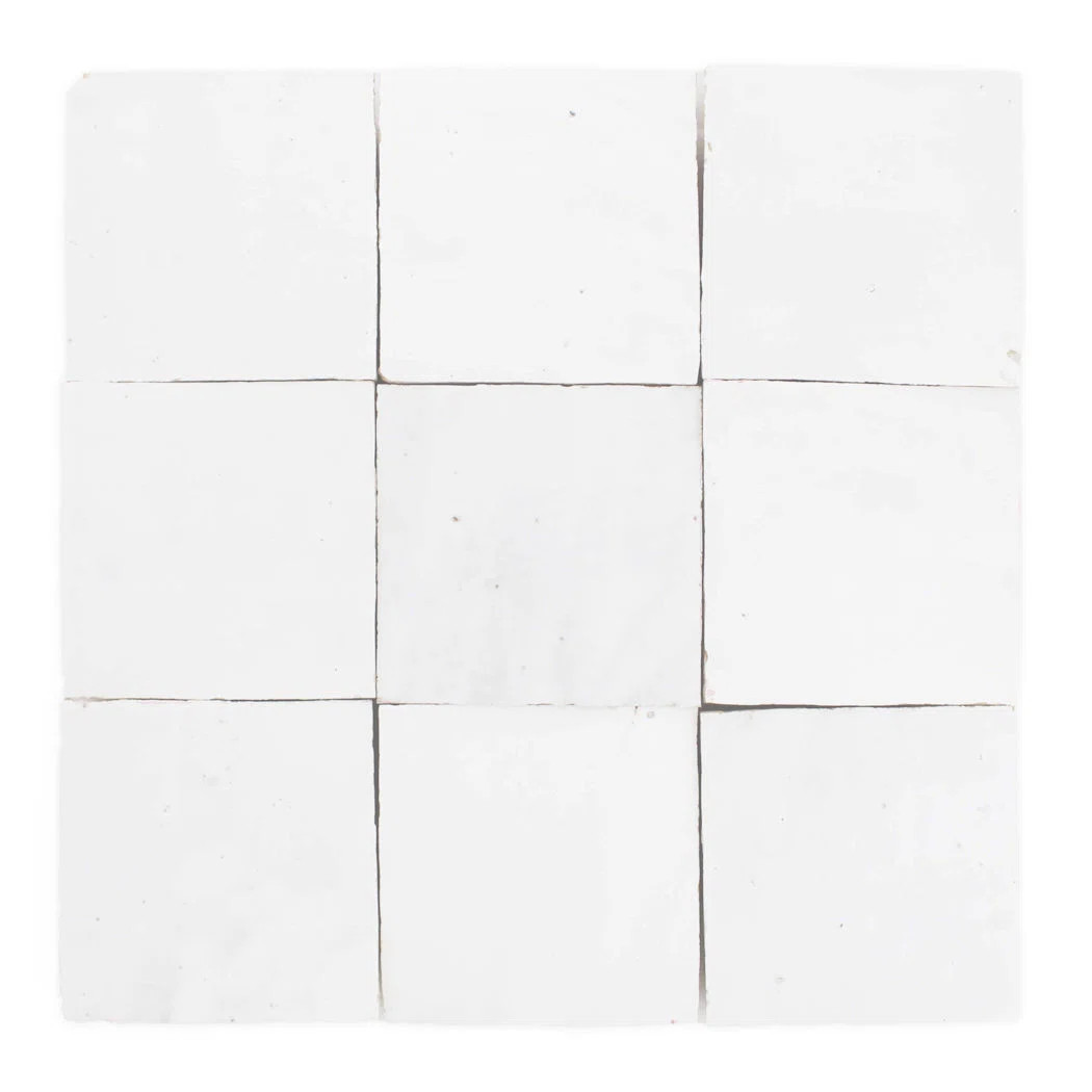 Villa Lagoon Tile Moroccan Zellige 4" x 4" Ceramic Floor & Wall Tile & Reviews | Wayfair | Wayfair North America