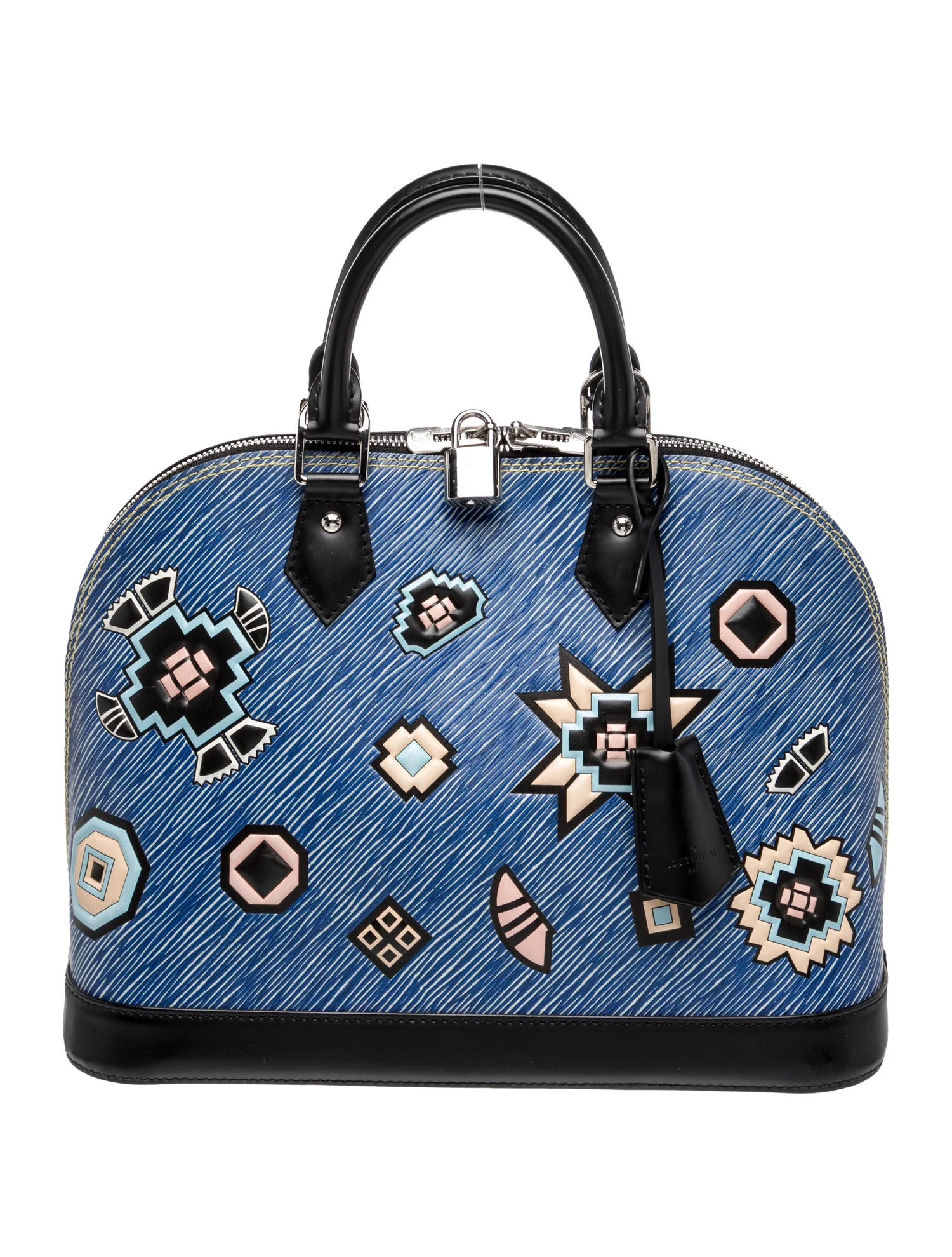 Louis Vuitton Epi Leather Azteque Alma PM - Blue Handle Bags, Handbags - LOU1231510 | The RealRea... | The RealReal
