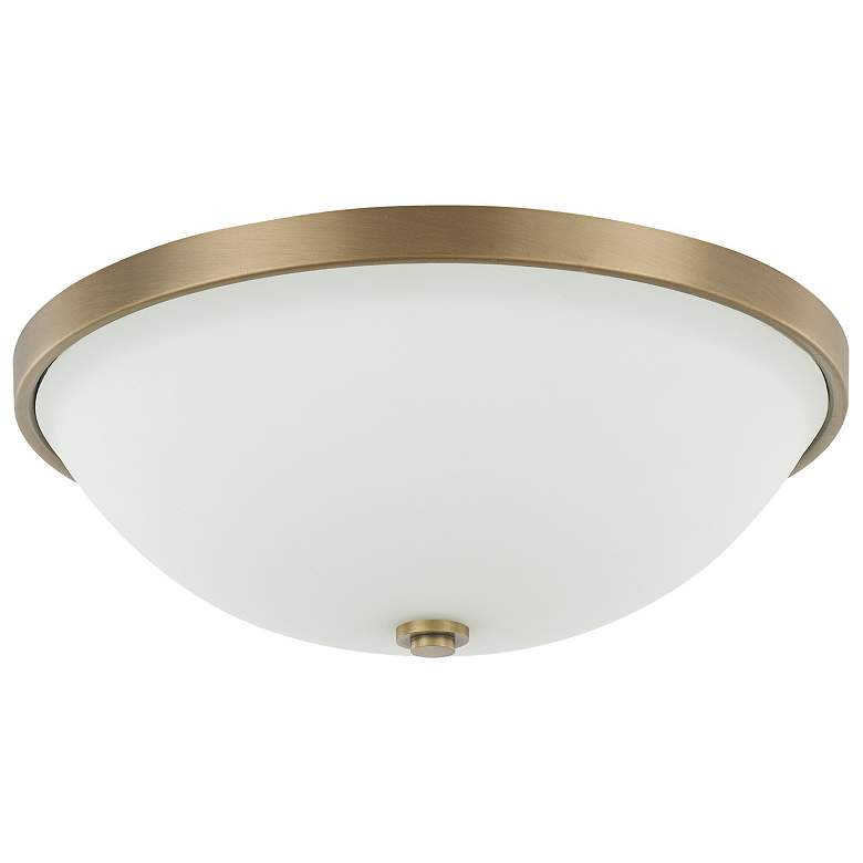 Capital Perkins 14 3/4" Wide Aged Brass Ceiling Light - #83X97 | Lamps Plus | Lamps Plus