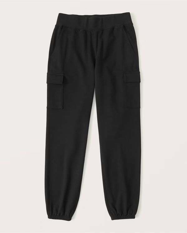 Luxe Terry Cargo Joggers | Abercrombie & Fitch (US)