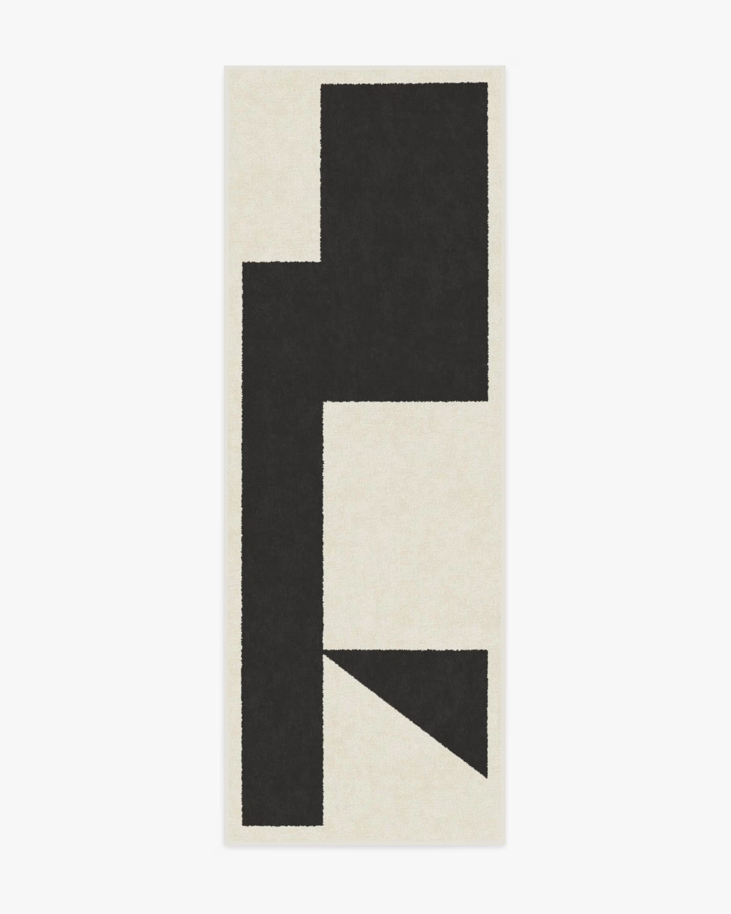 Soren Black & Ivory Rug | Ruggable