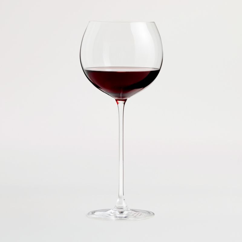 Camille 23-Oz. Long-Stem Wine Glass - Red + Reviews | Crate & Barrel | Crate & Barrel