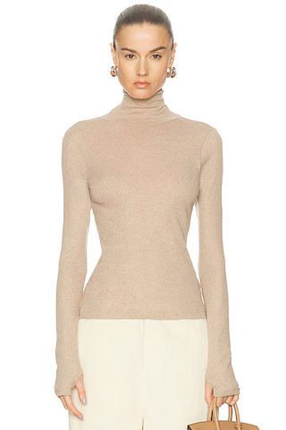 Cashmere Jersey New Classic Turtleneck Sweater | FWRD 