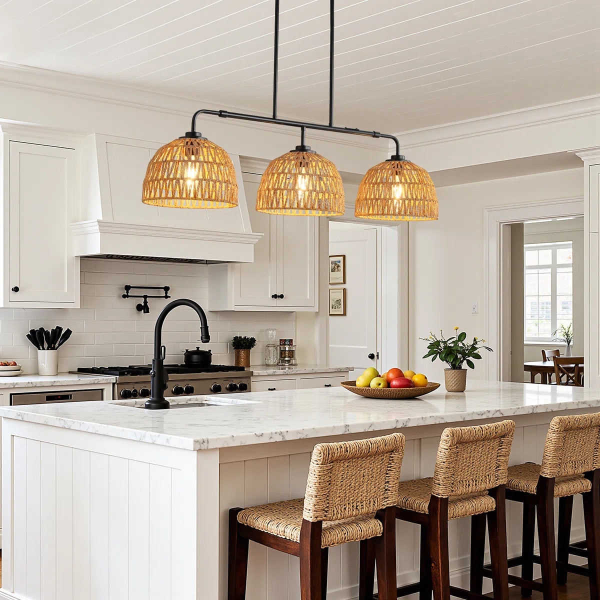 Bay Isle Home™ Buonomo 3 - Light Boho Kitchen Island Pendant & Reviews | Wayfair | Wayfair North America
