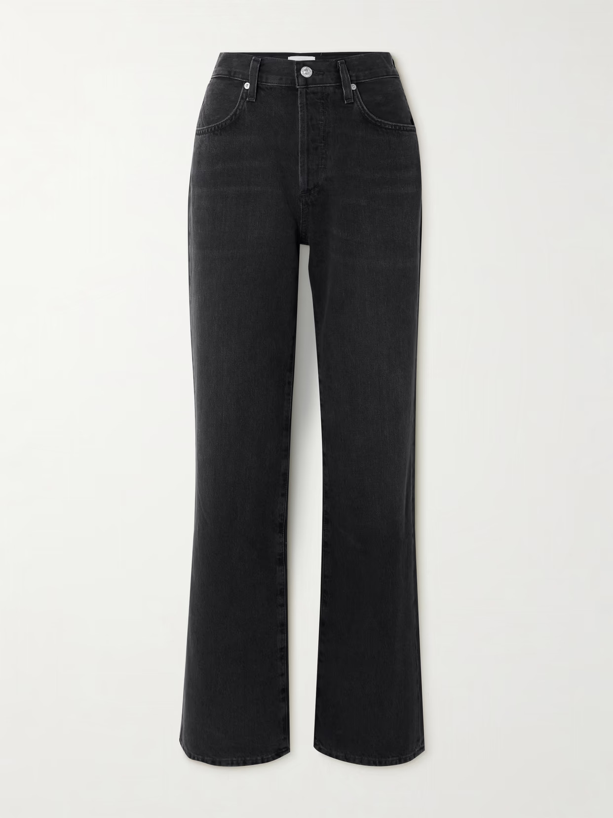 Citizens of Humanity - Annina Organic Wide-leg Jeans - Black | NET-A-PORTER (US)