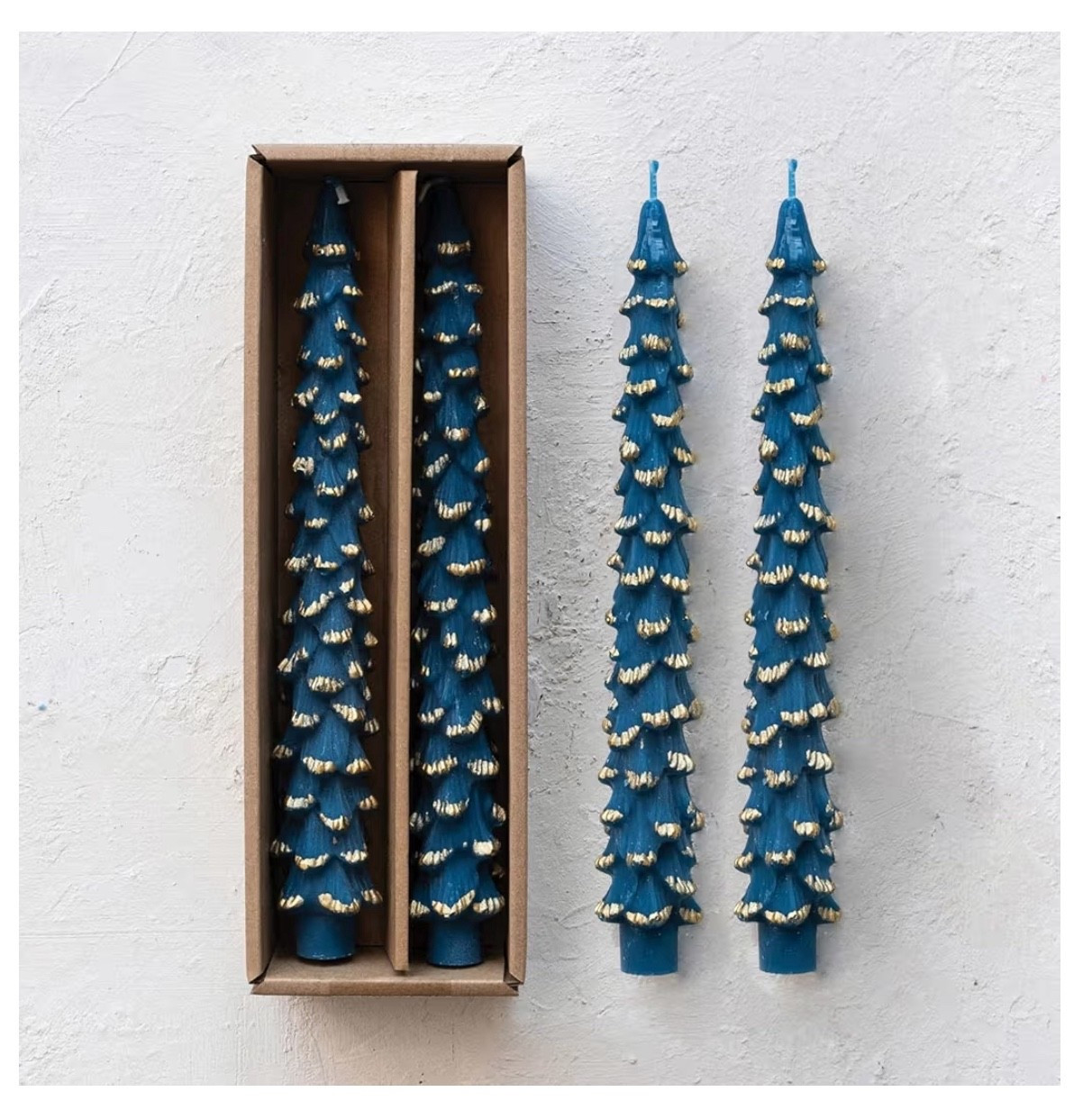 Blue Tree Taper Candles ✨🎄 | Elegant Holiday Tabletop Accent

These golden-tipped tree-shaped taper candles are such a stunning way to add a pop of blue to your holiday décor! 🎄💙✨ They’re 10 inches tall, beautifully detailed, and come in a set of two—perfect for mantles, dining tables, or styled trays. The gold edging gives them that elevated, boutique look without the boutique price. Such an easy way to bring a little charm and color into your Christmas decorating!

: blue Christmas candles, taper tree candles, Creative Co-Op holiday décor, elegant Christmas table décor, blue and gold holiday accents, winter tablescape ideas, Amazon Christmas finds.

#LTKHoliday #LTKHome #LTKGiftGuide