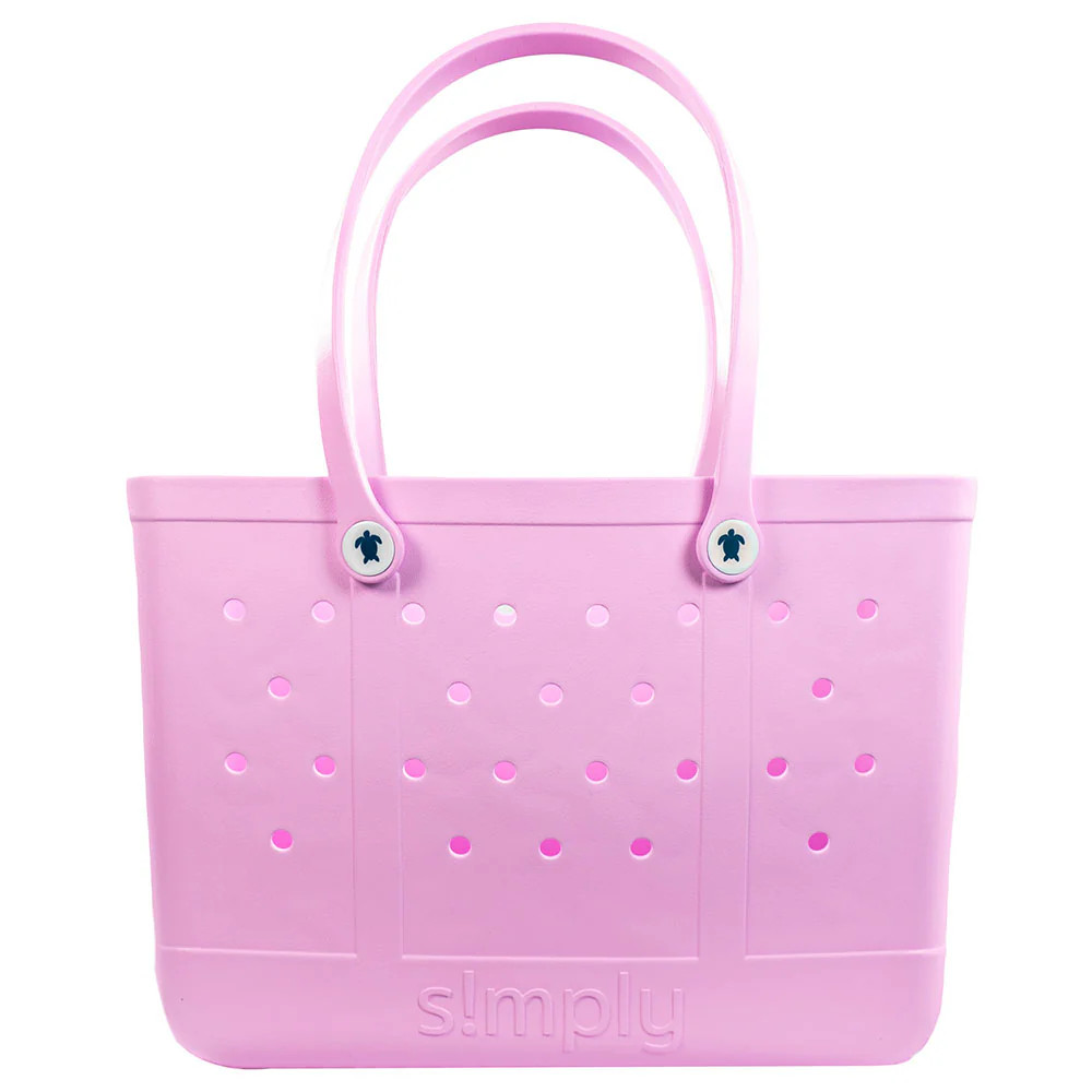 Simply Southern Large Waterproof Tote Bag in Allium Pink | Glik's