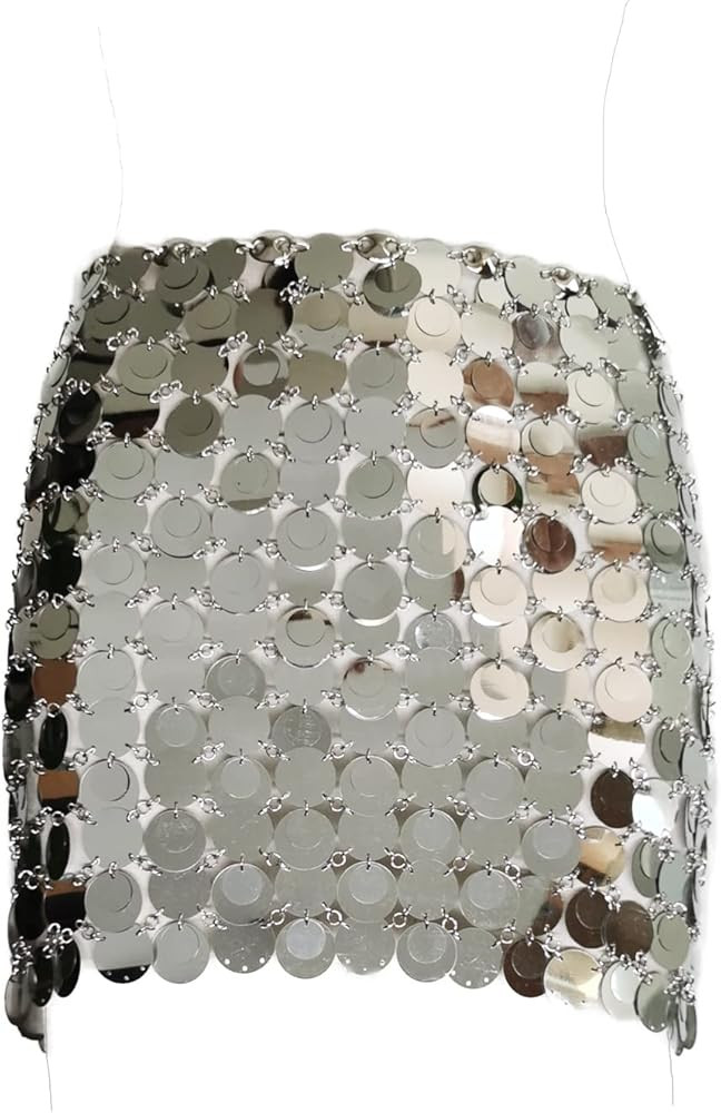 YWCUTE Ladies Sexy sequin waist chain skirt party Halloween carnival handmade body chain | Amazon (US)