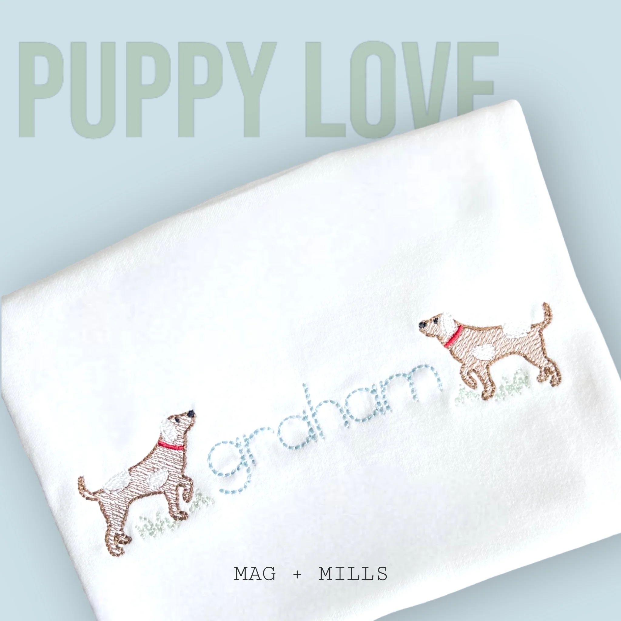 Puppy Love Name Tee | Mag & Mills