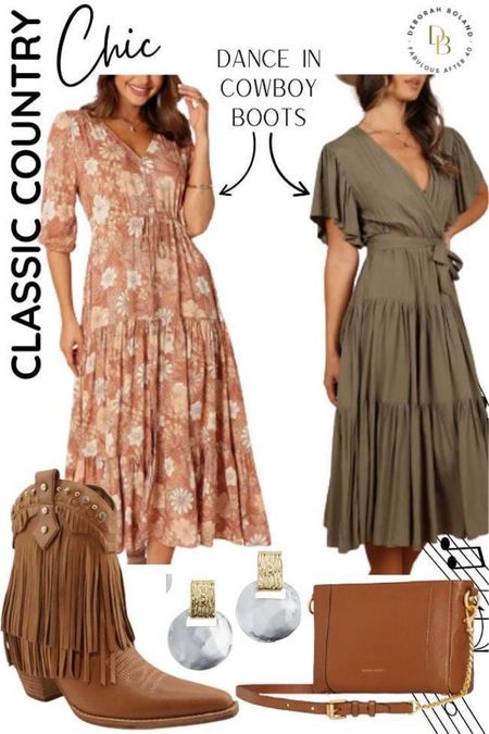 Get ready to dance the night away at the next Country Concert you attend. 
Opting for a flowy, tiered boho style dress is feminine, casual and country concert cute. Add your favorite cowboy boots and get ready to dance the night away! 


#LTKSeasonal #LTKover40 #LTKstyletip
