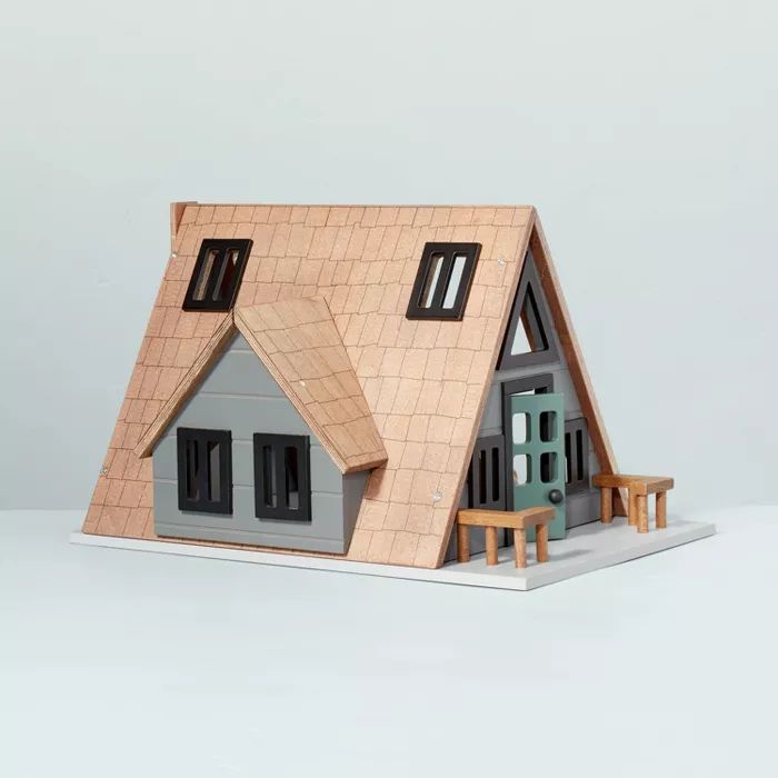 Toy A-Frame Cabin Dollhouse - Hearth &#38; Hand&#8482; with Magnolia | Target
