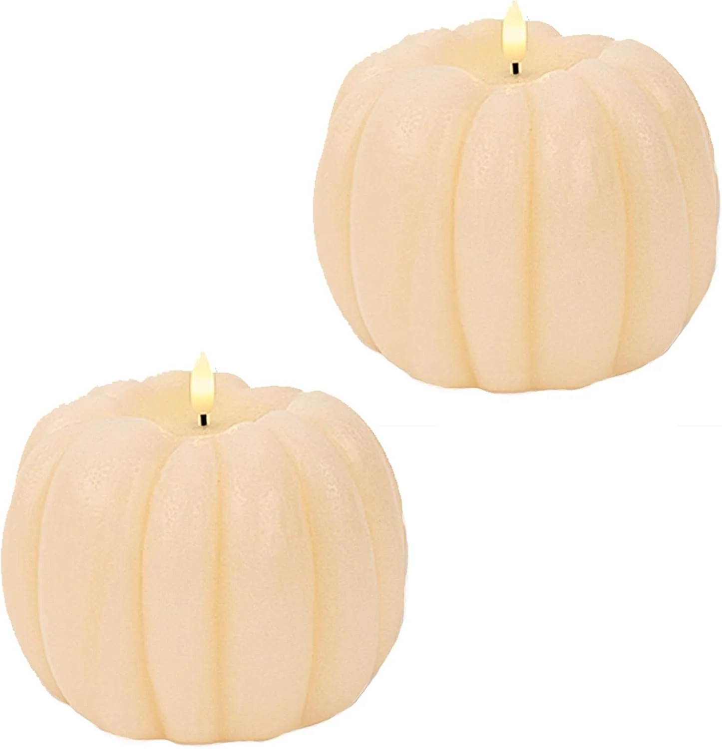 Battery Operated Pumpkin Candle, 2025 New Burnt Orango Flameless Candlo Pumpkin, Pumpkin Battery ... | Walmart (US)