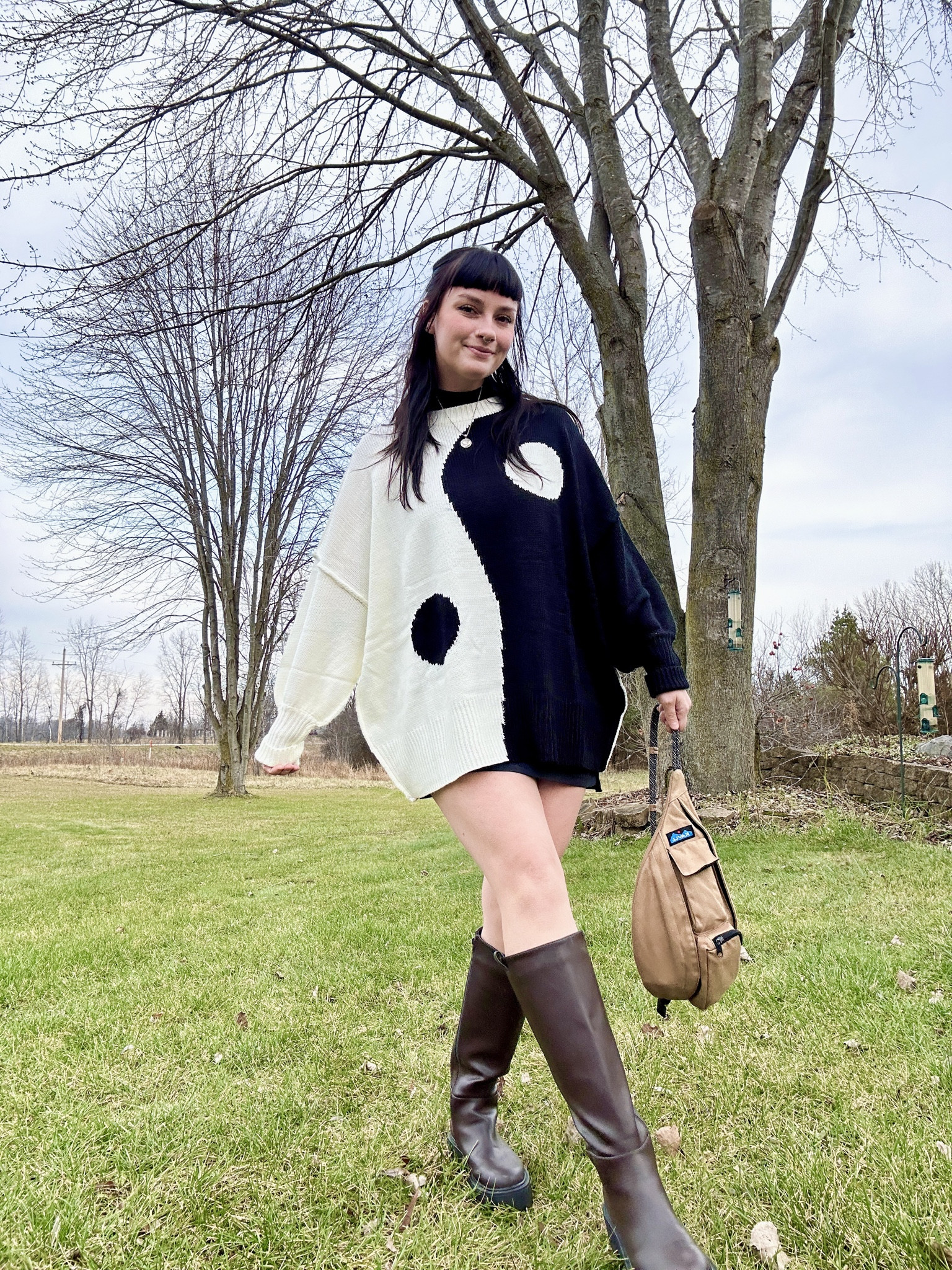 Giant sweaters and tall boots have been a trend I’ve wanted to try for a while! 
Received this sweater for Christmas and have been obsessed! 


#LTKbeauty #LTKstyletip #LTKSeasonal