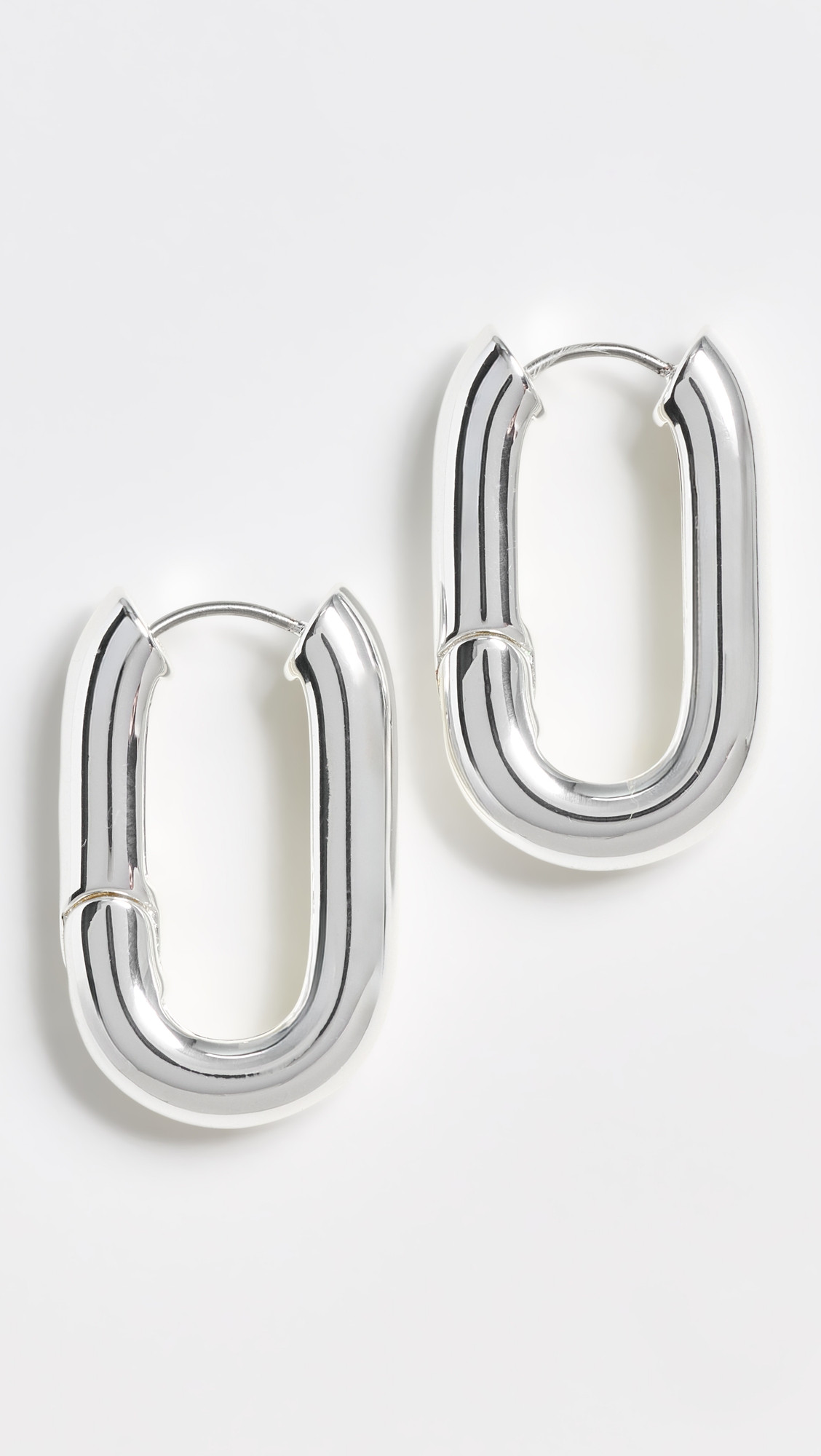 Gorjana Zoey Silver Statement Hoops Silver One Size | Shopbop